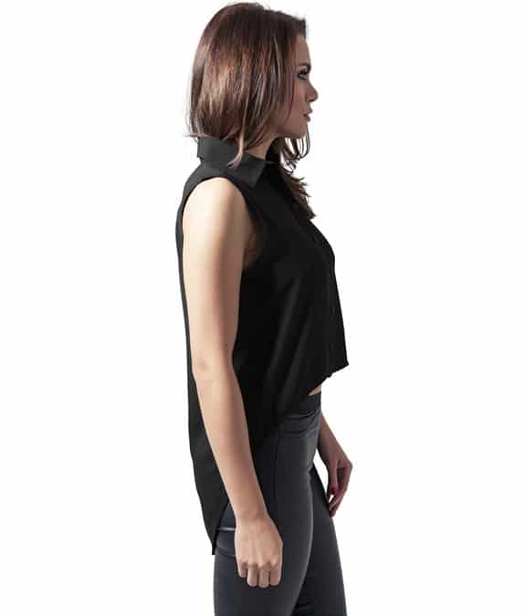 Ladies HiLo Sleeveless Blouse black 3